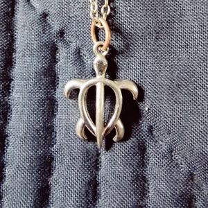 🎊Sterling Turtle Necklace